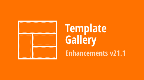 DevExpress Template Gallery Changes (v21.1.3)