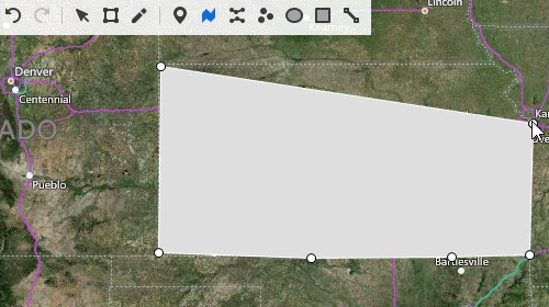 WinForms Map Control - Runtime Editor for Vector Items (v18.1)