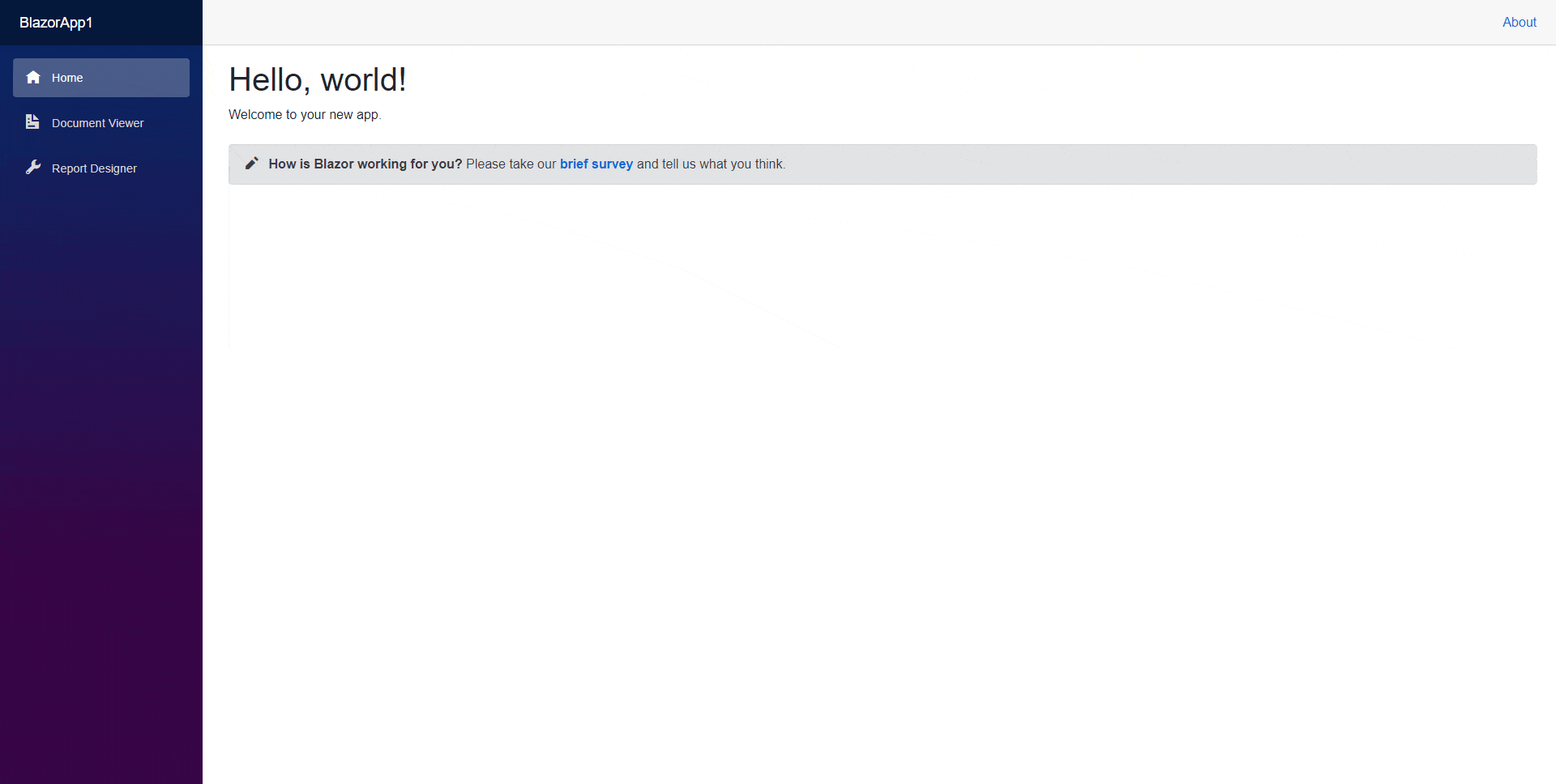 Web Report Designer and Document Viewer - Skeleton Screens