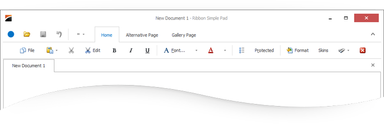 Office for iPad Ribbon Control for WinForms